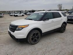 Ford Explorer Sport salvage cars for sale: 2015 Ford Explorer Sport