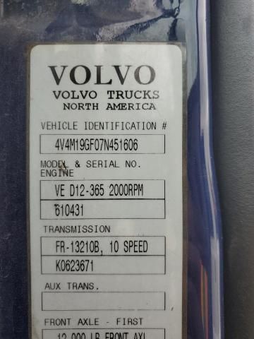2007 Volvo VN VNM