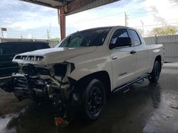 Salvage cars for sale from Copart Homestead, FL: 2015 Toyota Tundra Double Cab SR/SR5