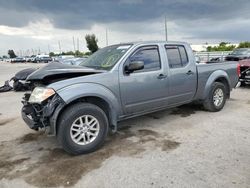 Salvage cars for sale from Copart Miami, FL: 2017 Nissan Frontier SV