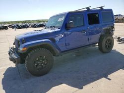 Jeep salvage cars for sale: 2018 Jeep Wrangler Unlimited Sahara