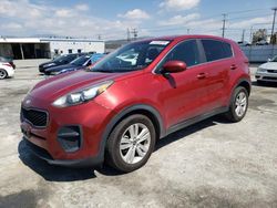 Salvage cars for sale from Copart Sun Valley, CA: 2018 KIA Sportage LX