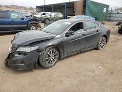 Salvage cars for sale from Copart Colorado Springs, CO: 2015 Acura TLX Tech