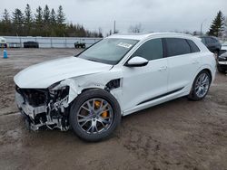 Salvage cars for sale from Copart Bowmanville, ON: 2019 Audi E-TRON Prestige