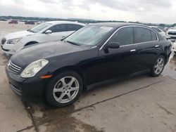 Infiniti salvage cars for sale: 2004 Infiniti G35