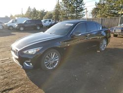 Infiniti salvage cars for sale: 2018 Infiniti Q50 Luxe