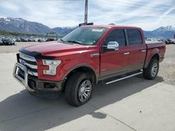 Vehiculos salvage en venta de Copart Farr West, UT: 2015 Ford F150 Supercrew