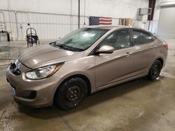 Salvage cars for sale from Copart Avon, MN: 2012 Hyundai Accent GLS