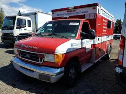 2003 Ford Econoline E450 Super Duty Cutaway Van en venta en Arlington, WA