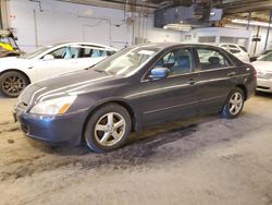 Salvage cars for sale from Copart Wheeling, IL: 2004 Honda Accord EX