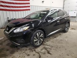 Salvage cars for sale from Copart Candia, NH: 2016 Nissan Murano S