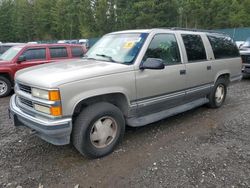 Chevrolet salvage cars for sale: 1999 Chevrolet Suburban K1500