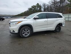 Salvage cars for sale from Copart Brookhaven, NY: 2016 Toyota Highlander LE