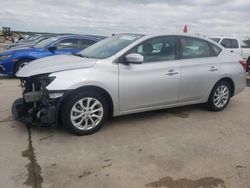 Salvage cars for sale from Copart Grand Prairie, TX: 2019 Nissan Sentra S