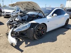 Tesla Model S salvage cars for sale: 2015 Tesla Model S P85D