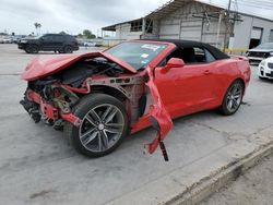 Chevrolet salvage cars for sale: 2018 Chevrolet Camaro LT