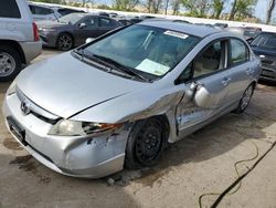 Honda Civic salvage cars for sale: 2008 Honda Civic LX