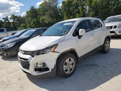 Chevrolet salvage cars for sale: 2017 Chevrolet Trax LS