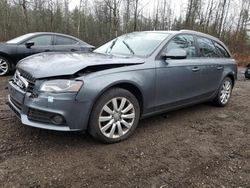 Salvage cars for sale from Copart Bowmanville, ON: 2012 Audi A4 Premium