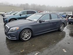 Mercedes-Benz S 550 4matic salvage cars for sale: 2015 Mercedes-Benz S 550 4matic