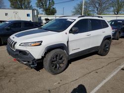 Jeep Cherokee Trailhawk salvage cars for sale: 2016 Jeep Cherokee Trailhawk