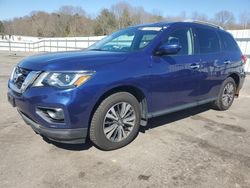 Salvage cars for sale from Copart Assonet, MA: 2017 Nissan Pathfinder S
