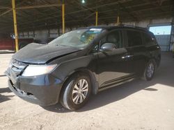 Honda Odyssey salvage cars for sale: 2016 Honda Odyssey SE