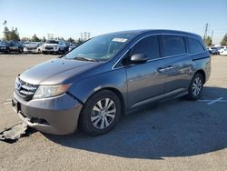 Salvage cars for sale from Copart Rancho Cucamonga, CA: 2016 Honda Odyssey EXL