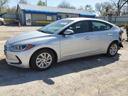 Salvage cars for sale from Copart Wichita, KS: 2017 Hyundai Elantra SE