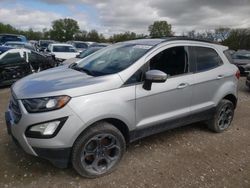 Vehiculos salvage en venta de Copart Des Moines, IA: 2018 Ford Ecosport SES