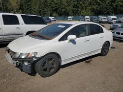 Salvage cars for sale from Copart Graham, WA: 2009 Honda Civic LX