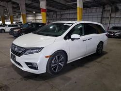 Honda Odyssey Vehiculos salvage en venta: 2019 Honda Odyssey Elite