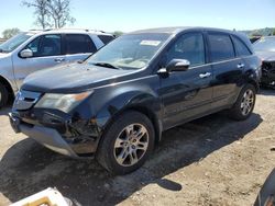 Acura salvage cars for sale: 2007 Acura MDX Technology