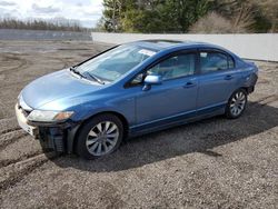 Salvage cars for sale from Copart Bowmanville, ON: 2009 Honda Civic EXL