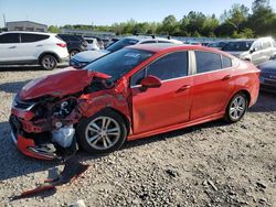 Chevrolet salvage cars for sale: 2017 Chevrolet Cruze LT