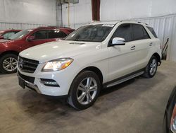 Mercedes-Benz salvage cars for sale: 2013 Mercedes-Benz ML 350 4matic