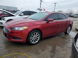 Salvage cars for sale from Copart Chicago Heights, IL: 2017 Ford Fusion SE