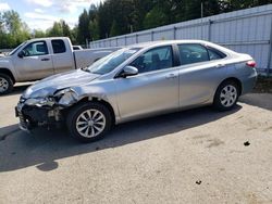 Salvage cars for sale from Copart Arlington, WA: 2015 Toyota Camry LE