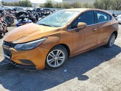 Salvage cars for sale from Copart Las Vegas, NV: 2017 Chevrolet Cruze LT