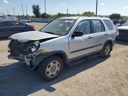 Honda salvage cars for sale: 2005 Honda CR-V LX