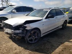 Salvage cars for sale from Copart San Martin, CA: 2016 Mercedes-Benz C 450 4matic AMG