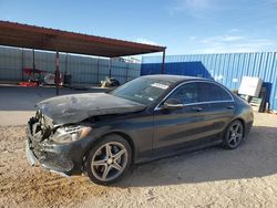 Vehiculos salvage en venta de Copart Andrews, TX: 2015 Mercedes-Benz C 300 4matic