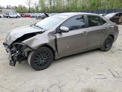 Toyota Corolla l salvage cars for sale: 2018 Toyota Corolla L