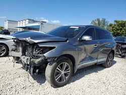 Infiniti salvage cars for sale: 2019 Infiniti QX60 Luxe