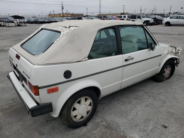 1987 Volkswagen Cabriolet