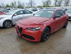 Alfa Romeo salvage cars for sale: 2020 Alfa Romeo Giulia TI