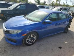 Honda salvage cars for sale: 2017 Honda Civic LX