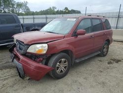 Honda salvage cars for sale: 2004 Honda Pilot EXL