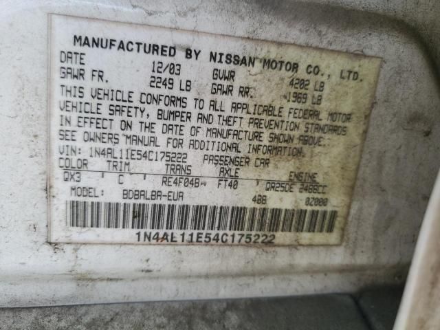 2004 Nissan Altima Base