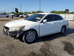 Salvage cars for sale from Copart Miami, FL: 2012 Honda Accord LX